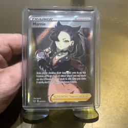 Pokemon Marnie Trainer Card TCG Full Art Sword & Shield 200/202 NM - Image 5