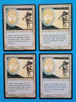 Magic the Gathering MTG Ice Age WHITE SCARAB X 4 LP/EX U 1995 Nice! - Image 1