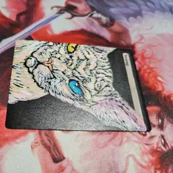 Hand Painted MTG Swamp Hairless Cat - Image 3
