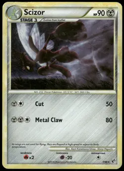 Pokemon Scizor Holo Rare Undaunted 7/90 HP Holo - Image 1