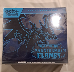 Pokemon Elite Trainer Box Mega Evolution Phantasmal Flames Mega Charizard EX ETB - Image 1