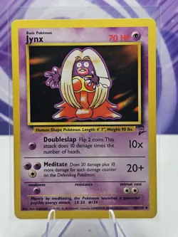 Pokemon TCG Jynx Base Set 2 45/130 Regular Unlimited Uncommon - Image 1