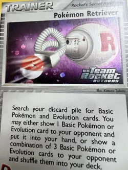 Pokemon Retriever 84/109 Reverse Holo Stamped EX Team Rocket Returns - Image 1