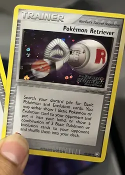Pokemon Retriever 84/109 Reverse Holo Stamped EX Team Rocket Returns - Image 3
