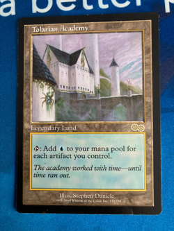 1x MTG Tolarian Academy Urza's Saga Magic: The Gathering Moderate Play - Image 1