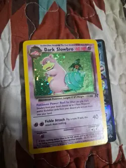 Pokemon TCG Dark Slowbro 12/82 1st Edition Holo Rare 2000 - Image 1