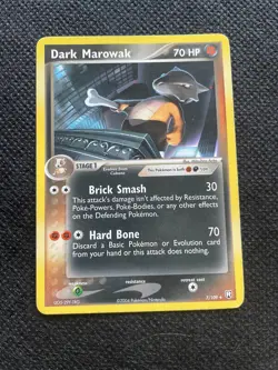 Dark Marowak Pokemon EX Team Rocket Returns 7/109 NM - Image 1