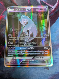 Mewtwo GX 78/73 Pokemon Shining Legends Shiny Holo REPLICA - Image 1