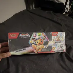 Pokemon Prismatic Evolutions Surprise Box Booster Bundle Eevee Promo English - Image 1