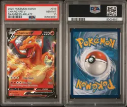 2020 POKEMON SWSH CHARIZARD V DARKNESS ABLAZE - Image 3
