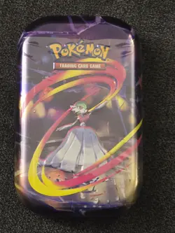 Pokemon Mega Mini Tin – Mega Gardevoir Artwork Factory Sealed - Image 1