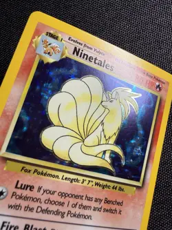 Pokemon TCG: Ninetales Holo Rare (Base Set) 12/102 - Image 3