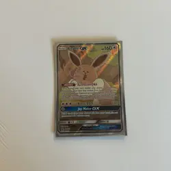 2019 Pokemon Sun and Moon Pikachu/Eevee Black Star Promo #SM233 Eevee GX - Image 1