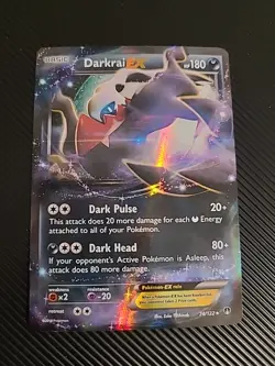 Darkrai EX - 74/122 - Pokemon Breakpoint XY Ultra Rare Card NM - Image 1