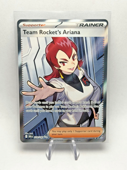 Pokemon Team Rocket's Ariana 224/182 Destined Rivals Ultra Rare UR Trainer Card - Image 1