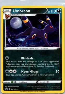 Umbreon - SWSH129 Promo SWSH: Sword & Shield Promo Cards 2019 LP - Image 1