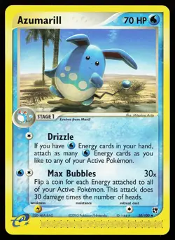 Azumarill 30/100 Uncommon Sandstorm Pokemon Card - Image 1