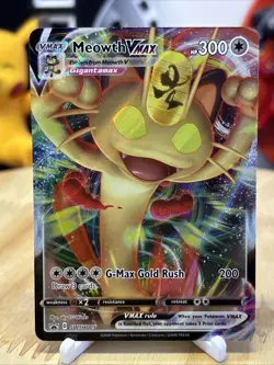Meowth VMAX SWSH005 SWSH: Sword & Shield Promo Cards Holo - Image 1