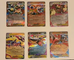 Pokemon TCG MEG Mega Kangaskhan EX Camerupt Mega EX holo lot 6 cards - Image 1