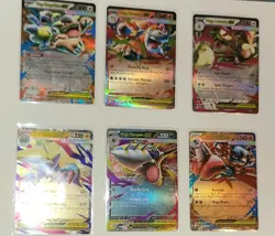 Pokemon TCG MEG Mega Kangaskhan EX Camerupt Mega EX holo lot 6 cards - Image 2