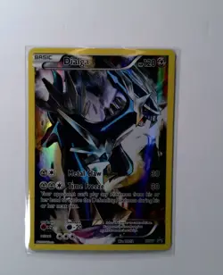 Pokemon Dialga XY77 Black Star Promo Rare Holo Card 2015 Full Art LP/Excellent - Image 1