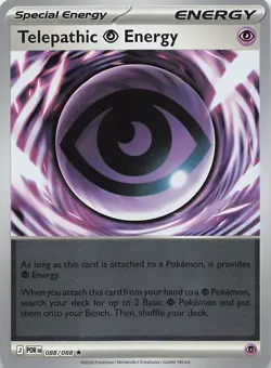 Telepathic Psychic Energy 088/088 Rare Perfect Order Pokemon Near Mint - Image 1