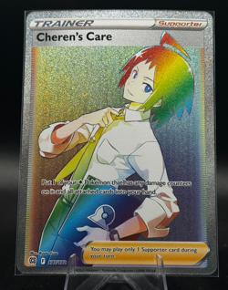 Cheren's Care (Rainbow) 168/172 Swsh09: Brilliant Stars Holo Pokemon TCG - Image 1