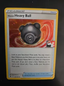 Hisuian Heavy Ball 146/189 HOLO Play! Pokemon Prize Pack Series 3 Stamped (NM) - Image 1