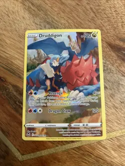 Pokemon TCG Druddigon TG09/TG30 - Silver Tempest Trainer Gallery Full Art - NM - Image 1