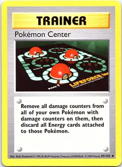 Pokemon Center 085/102 - Base Set (Shadowless) - NM - Image 1