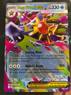 Mega Starmie ex 021/088 Double Rare Perfect Order NM/M Pokemon - Image 1