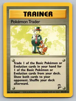 POKEMON TRADER 106/130 RARE BASE SET 2 POKEMON HP - Image 1