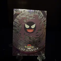 2000 Pokemon TV Topps Chrome Gastly #92 Gengar Evolution - Image 1