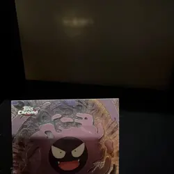 2000 Pokemon TV Topps Chrome Gastly #92 Gengar Evolution - Image 3