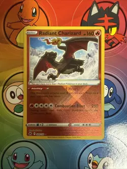 Pokemon TCG Radiant Charizard Crown Zenith 020/159 Radiant Rare Holo English - Image 1