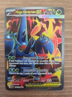 Pokemon Mega Heracross ex Full Art Ultra Rare 108/094 - Phantasmal Flames - NM - Image 1