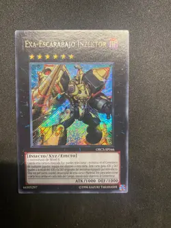 Inzektor Exa-Beetle Secret Rare SPANISH ORCS-EN046 SP046 Light Play Yu-Gi-Oh! - Image 1