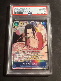 🔥One piece Boa Hancock & O-Nami Promos Illustration Box Vol.1 Sequential PSA 10 - Image 3