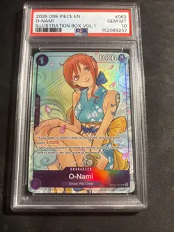 🔥One piece Boa Hancock & O-Nami Promos Illustration Box Vol.1 Sequential PSA 10 - Image 5