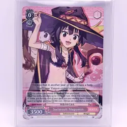 Weiss Schwarz English Konosuba Vol. 2 Swimsuit Megumin KS/W75-E033S SR - Image 1
