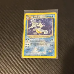 Pokemon Kingdra Neo Genesis TCG Holo Card 8/111 Unlimited Rare LP Condition - Image 1