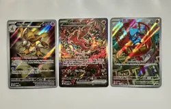 Oricorio Ex Alakazam Riolu Mega Evolution Promos 3 Card Lot Mint Holo - Image 2