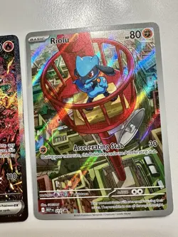 Oricorio Ex Alakazam Riolu Mega Evolution Promos 3 Card Lot Mint Holo - Image 5