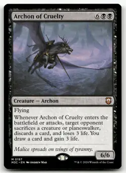 Archon of Cruelty #197 (NM) Modern Horizons 3 M3C Magic MTG - Image 1