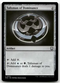 Talisman of Dominance #310 (NM) Modern Horizons 3 M3C Magic MTG - Image 1