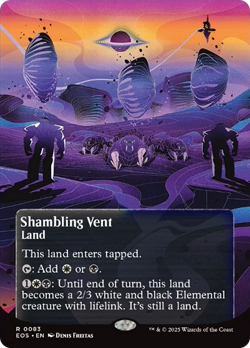 Shambling Vent (0083) (Borderless) [Edge of Eternities: Stellar Sights] Foil Nea - Image 1