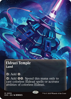 Eldrazi Temple (0059) (Borderless) [Edge of Eternities: Stellar Sights] Near Min - Image 1