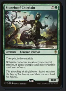 Stonehoof Chieftan + 10 Random Rares MTG Magic the Gathering Gift Set Lot - Image 1