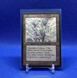 Glacial Chasm Ice Age Regular MTG Magic the Gathering LP - Image 1