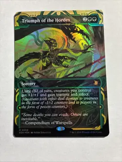 Triumph of the Hordes - Secrets of Strixhaven Foil MTG Plus Bonus Rare!!! - Image 1